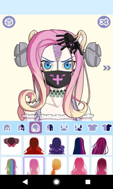 怪物女孩换装游戏截图1