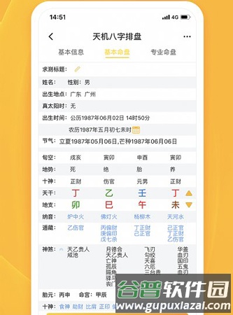 《天机八字排盘免费版》截图1