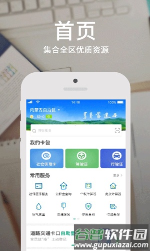 蒙速办健康码app截图2