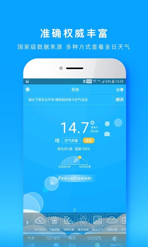 湖北e天气官方版截图1