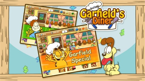 加菲猫餐厅中文版(Garfields Diner)截图1