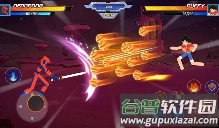 龙武士之战游戏(stickman fight dragon warrior)截图1