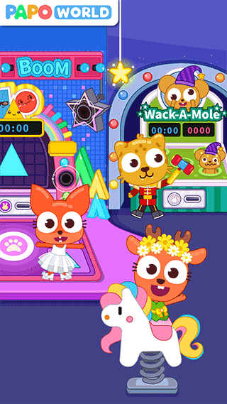 泡泡小镇游乐园游戏截图2
