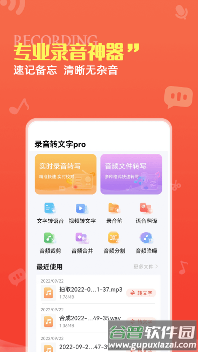龙博录音转文字pro软件截图4