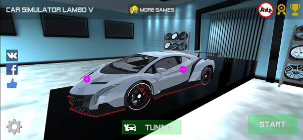 兰博汽车模拟器中文版(Car Simulator SportBull)截图1