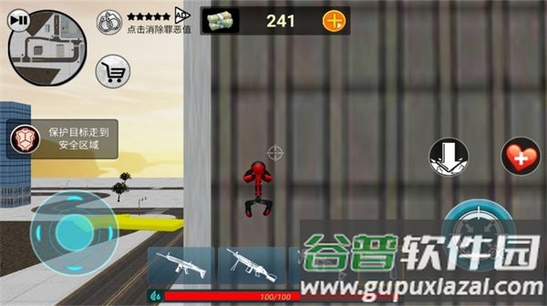 黑色蜘蛛侠英雄绳索手机版截图3