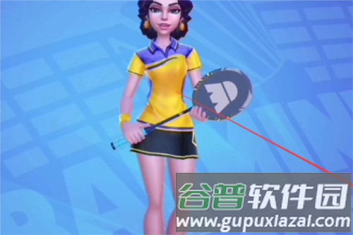 决战羽毛球怎么换女角色1