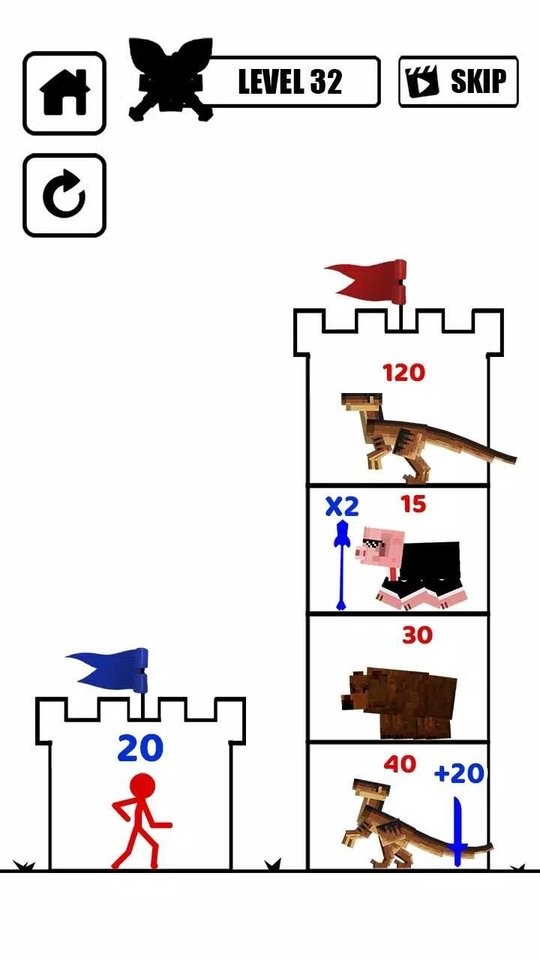 火柴人塔楼战争官方版截图3