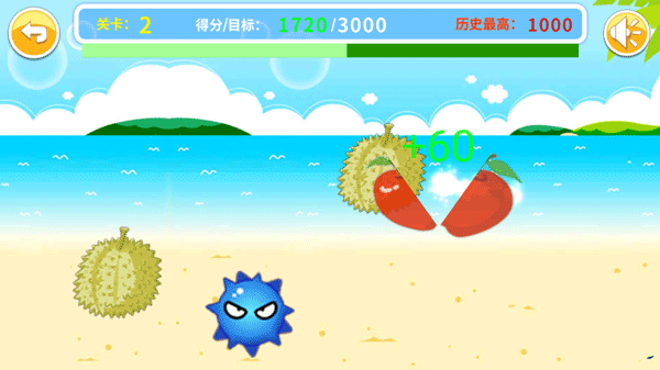 宝宝切水果游戏