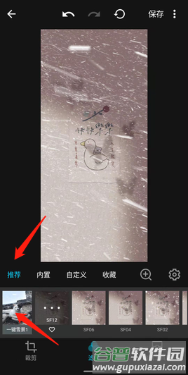mix滤镜大师如何加雪花的滤镜2