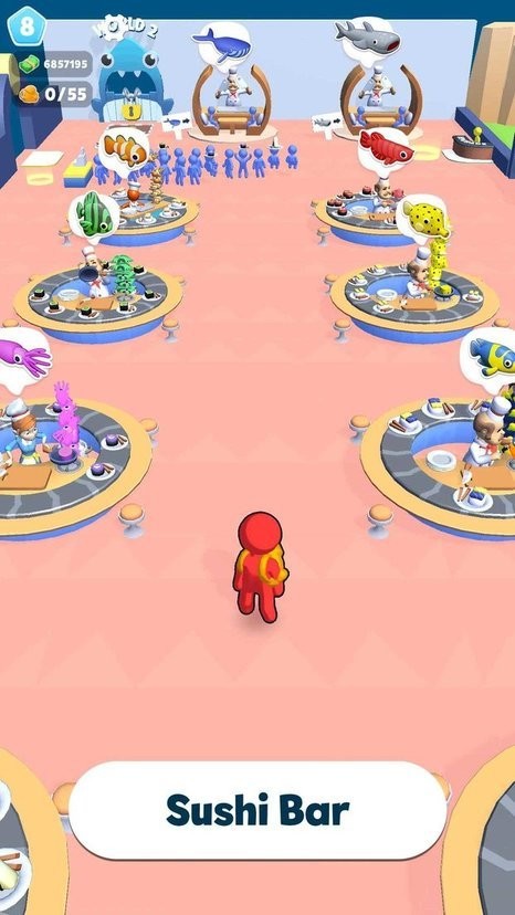 寿司吧水族馆免广告(SushiBar Aquarium)截图2