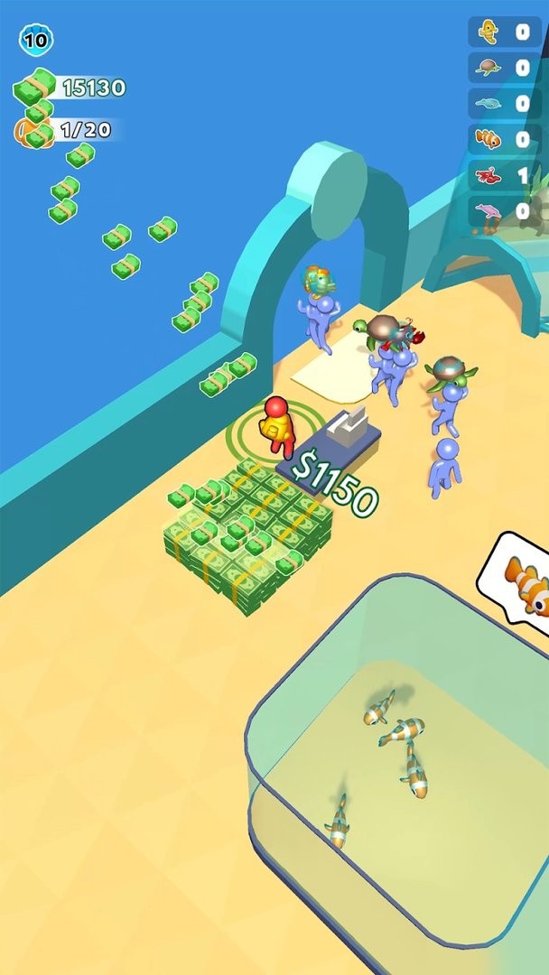 水族馆大冒险破解版(Aquarium Land)截图1
