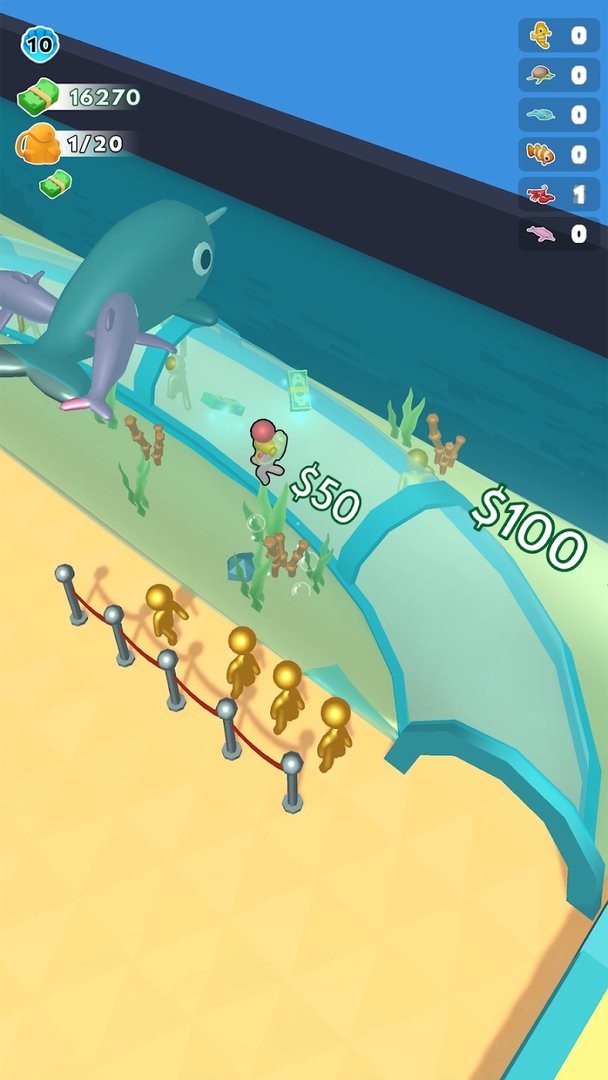 水族馆大冒险破解版(Aquarium Land)截图3