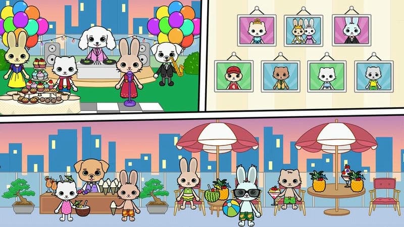 托卡迷你小镇萌趣园手游截图2
