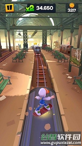 地铁跑酷滑板英雄无限金币无限钥匙版截图3