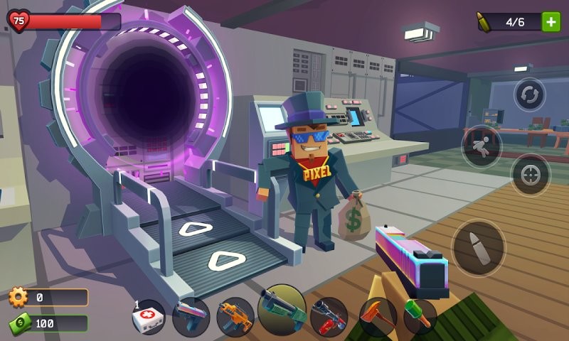 像素僵尸大战场手游截图1