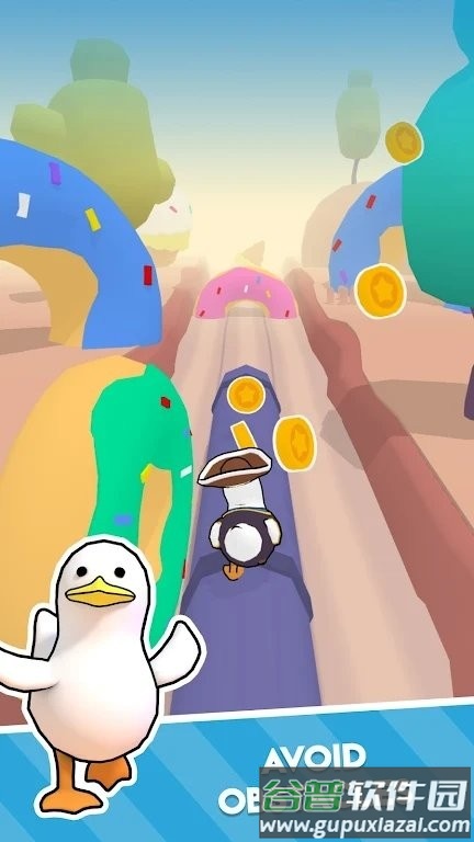 鸭子跑酷中文版(duck on the run)截图1