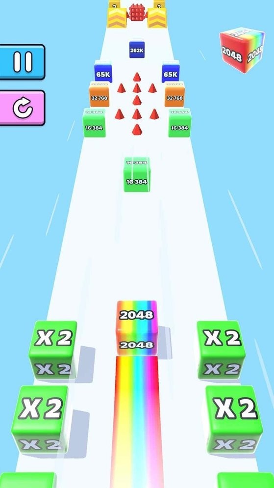 果冻快跑2048免广告版截图1