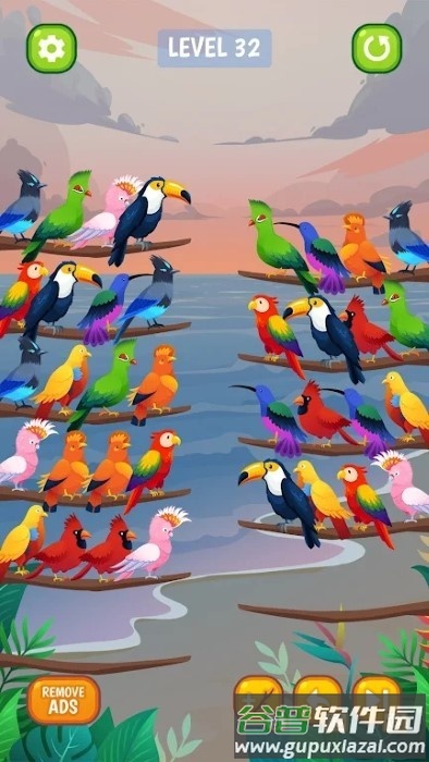 鸟类分类颜色拼图游戏(bird sort color puzzle)截图4