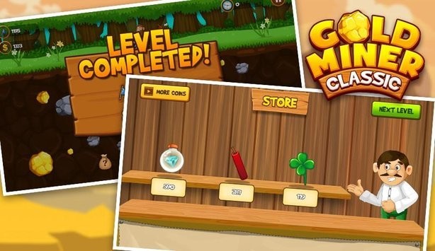 经典黄金矿工游戏(GoldMiner)截图2