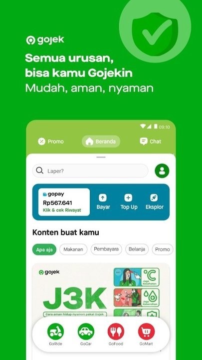 印尼打车软件gojek截图1