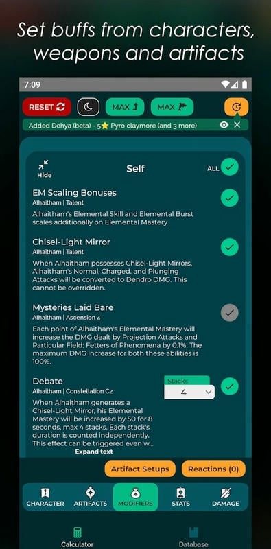 原神伤害计算器手机版(Miku for Genshin)截图2