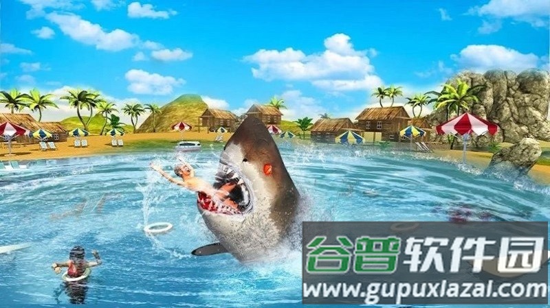 鲨鱼的疯狂吞噬游戏截图1