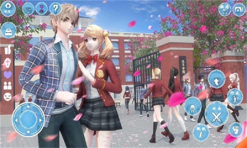 动漫校园约会模拟器游戏2024截图2