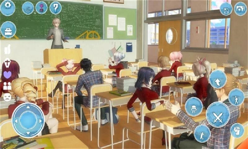 动漫校园约会模拟器游戏2024截图3