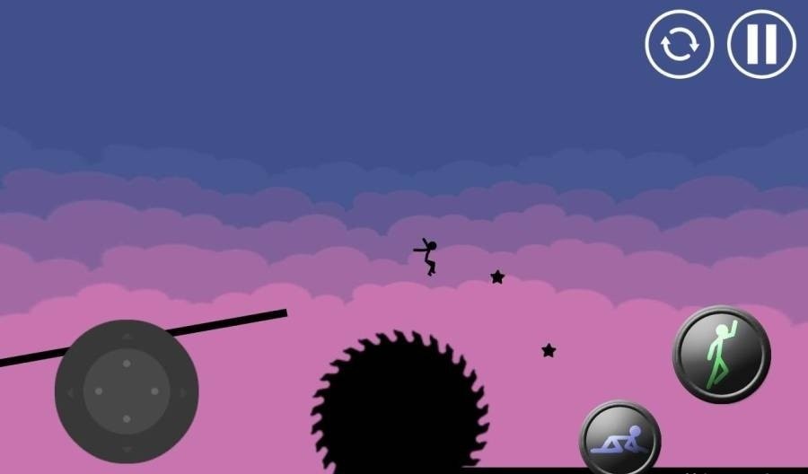 火柴人跑酷(stickman parkour platform)截图1