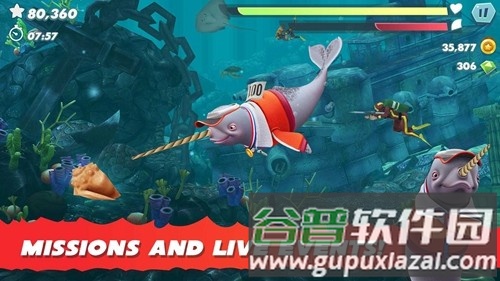 饥饿的鲨鱼进化内置菜单版截图6
