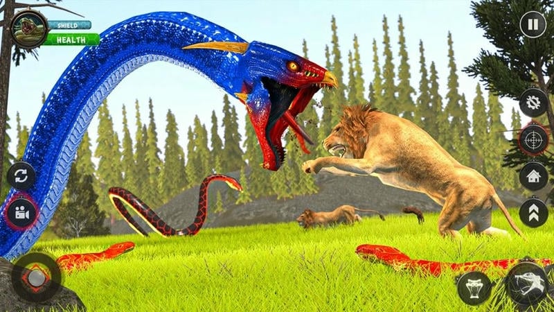 巨蟒吃人手游最新版(Anaconda Snake Simulator 2019)截图3