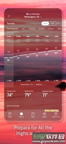 AccuWeather app截图4