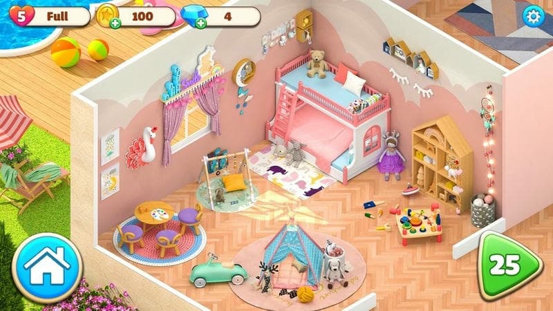 梦想家园和花园游戏最新版(Dream Garden)截图3