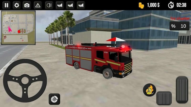 消防车模拟器手游(Fire Truck)截图1