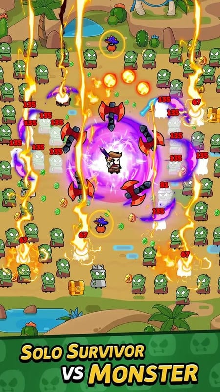 单挑幸存者游戏无限钻石(Solo Survivor Rogue Adventure)截图1