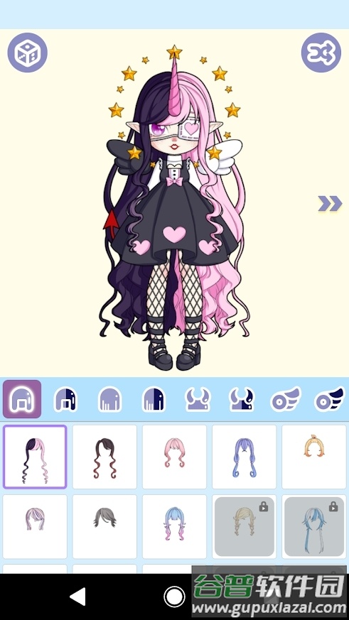 魔女装扮换装游戏截图2