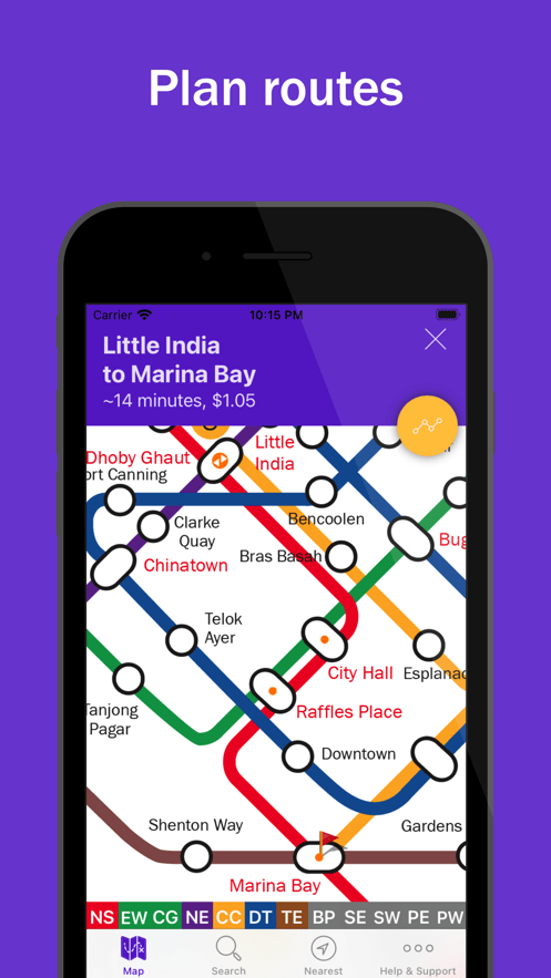 新加坡地铁全图高清版(ExploreMetro)截图1