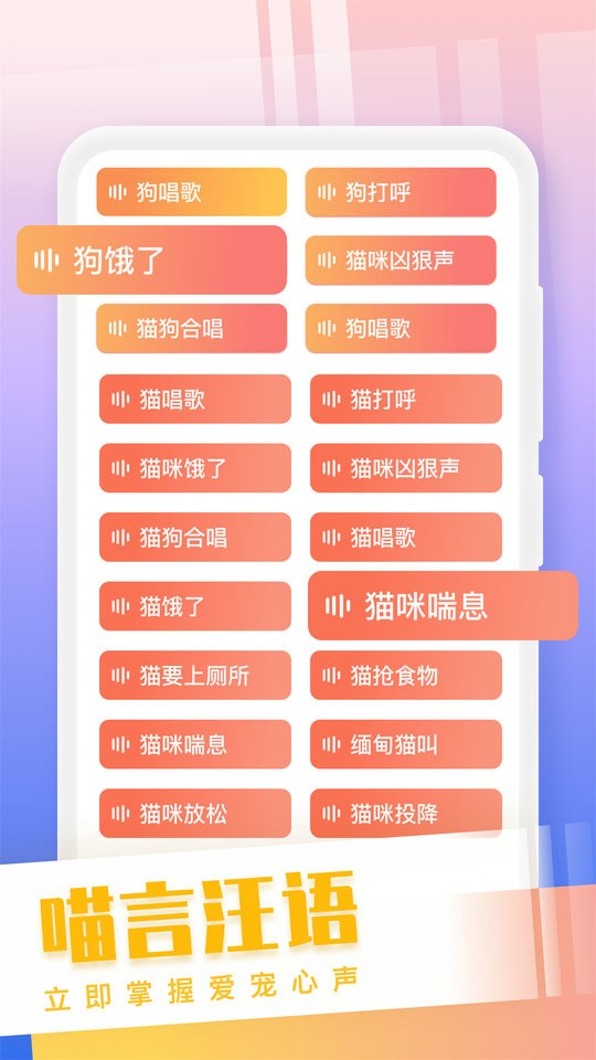 猫狗语翻译交流器官方正版截图3