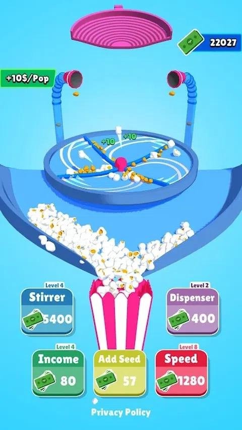 爆米花闲置3D免广告(Popcorn Idle 3D)截图3