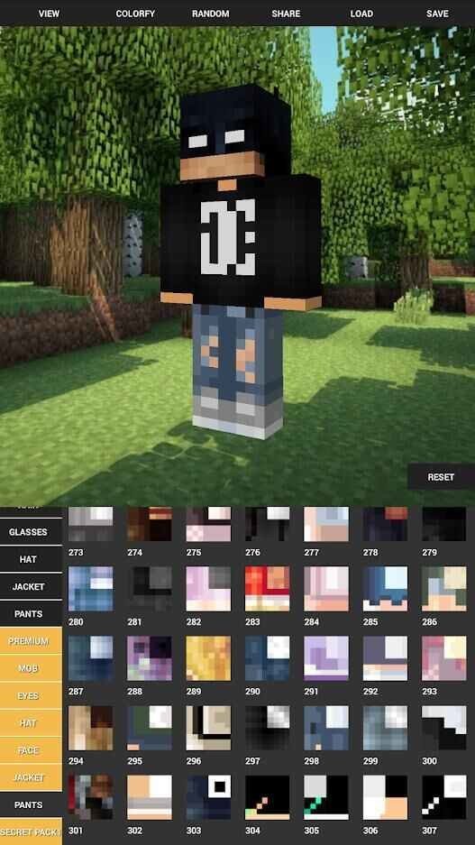 我的世界人物皮肤编辑器(Custom Skin Creator)截图1