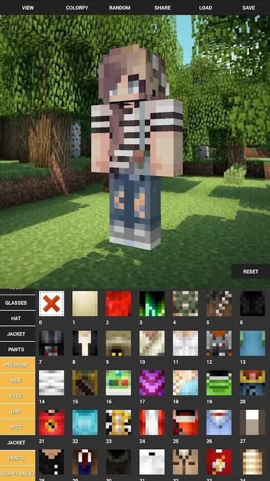 我的世界人物皮肤编辑器(Custom Skin Creator)截图3