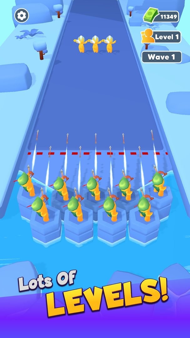 英雄弓箭手无限金币钻石版(Heroic Archers)截图1