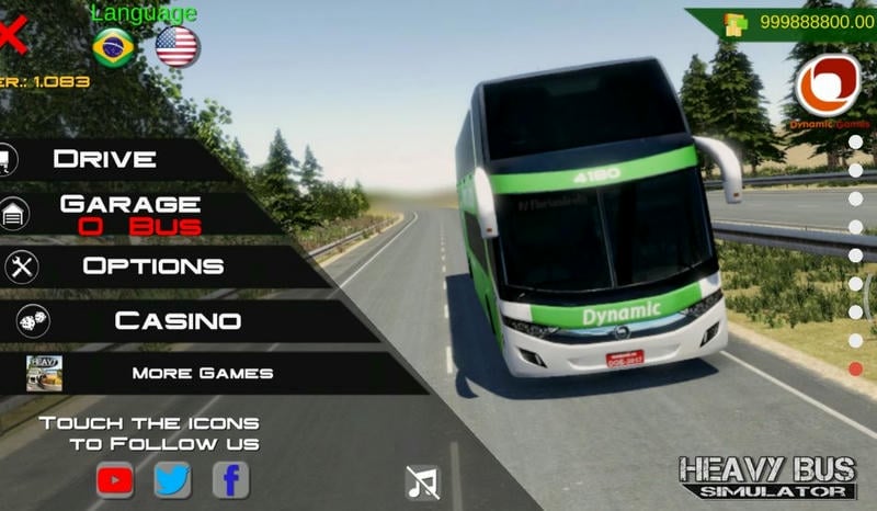 大巴车模拟器手机版(Heavy Bus Simulator)截图1