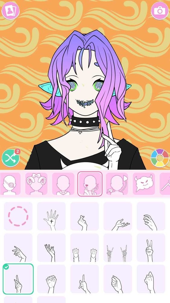 蝴蝶怪物头像制作器免广告(Vlinder Monster Avatar Maker)截图2