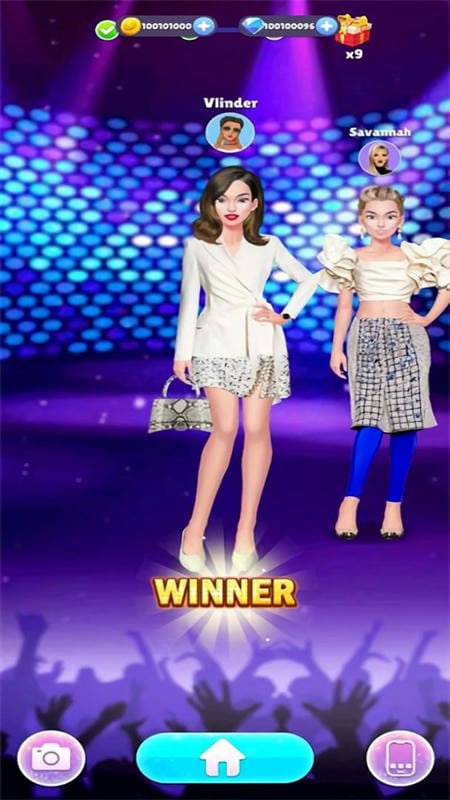梦幻时尚装扮破解版免广告免登录(Vlinder Fashion Queen Dress Up)截图2
