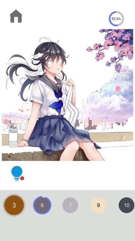 二次元涂色游戏下载