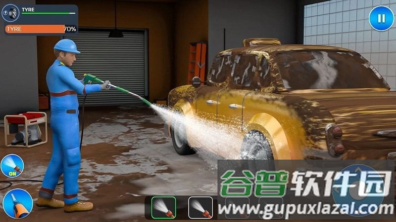 高压水枪洗车模拟器游戏截图2