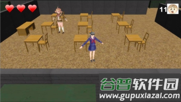 高中女生校园大战3中文版截图3