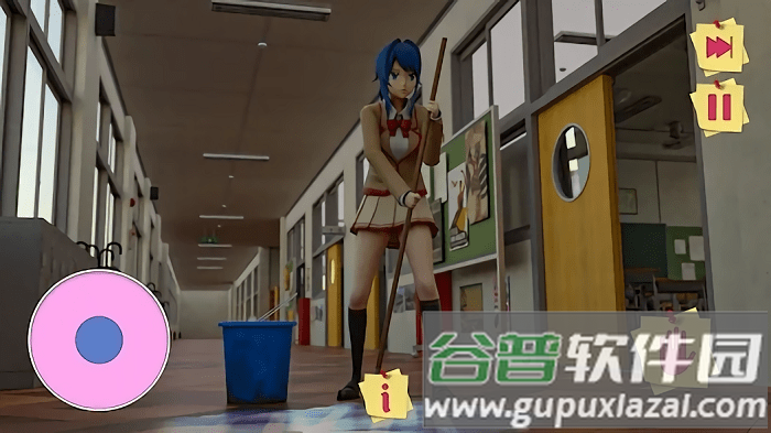 高中动漫女孩3d生活游戏截图1